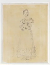 Françoise Leblanc, Ehefrau von Jacques-Louis, Sekretär von Elisa