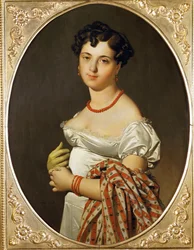 Mme. Panckoucke, Cecile Bouchet. Gemalt in Rom