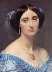 Porträt der Prinzessin Albert de Broglie (Detail)