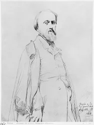Porträt des Malers Hippolyte Flandrin, 1844