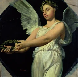 Studie des Sieges für die Apotheose von Homer, 1826-27