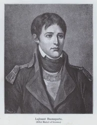 Napoleon Bonaparte als junger Artillerieleutnant, ca. 1785