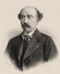 Porträt des Komponisten Aimé Maillart 1817-1871