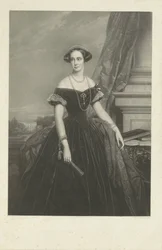 Porträt von Louisa Aug. Wilh. Amalia von Preußen, Gemahlin von Prinz Friedrich