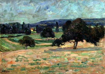 Landschaft in der Île-de-France, ca. 1895