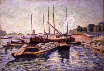 Die Seine bei Charenton-le-Pont, ca. 1885