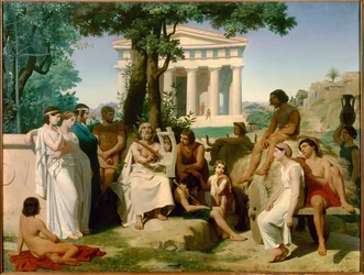 Homer, griechischer Dichter des 9. Jahrhunderts v. Chr.