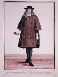 Der Stadtausrufer von Beaune, spätes 17. Jahrhundert
