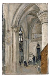 Innenraum der Kirche in Mantes