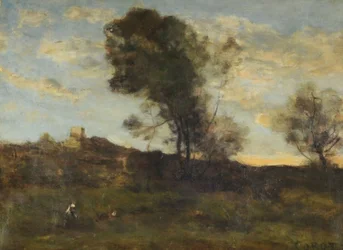 Letzte Sonnenstrahlen, ca. 1870