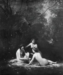 Nymphen verlassen das Bad, 1843