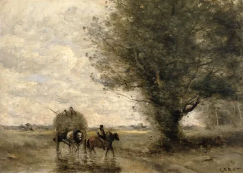Der Heuwagen, ca. 1860