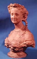 Büste von Eugenie-Marie de Montijo de Guzman (1826-1920), Gräfin von Teba