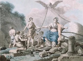 Allegorie der Befreiung der Sklaven