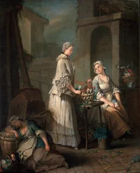 Ein Blumenmädchen, ca. 1795-ca. 1799