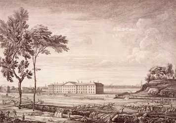 Ansicht des Londoner Krankenhauses in der Whitechapel Road, 1753