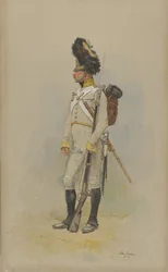 Ein stehender Grenadier der Stadtwache, 1891