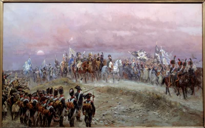 Abend der Schlacht von Jena am 14.10.1806