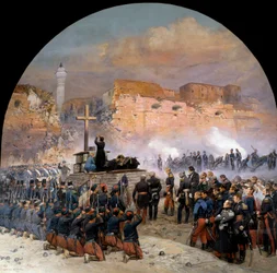 Expedition von Konstantin während der Eroberung Algeriens: Trauergottesdienst für General Denis de Damremont