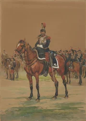 Französischer Kürassier, 1872