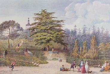 Das Labyrinth des Museums in Paris im Jahr 1794