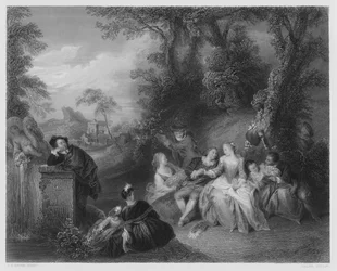 Ein ländliches Fest, nach dem Bild in der Königlichen Sammlung