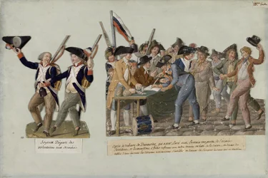 Der Aufbruch der Freiwilligen zu den Revolutionsarmeen