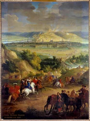 Die Belagerung von Namur in Belgien im Juni 1692 durch König Ludwig XIV.