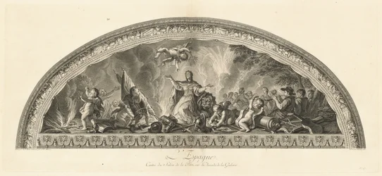 Spanien, Zentrum des Salons des Friedens in der Galeriearkade (Tafel 47)