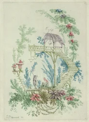 Chinoiserie aus Nouvelle Suite de Cahiers de Dessins Chinois, 1790-99