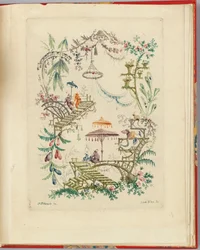 Ornamentales Design aus "Nouvelle suite de cahiers chinois a l