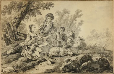 Pastorale Szene