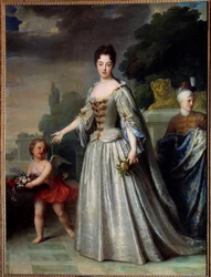 Porträt von Marie Adelaide von Savoyen, Herzogin von Burgund, Dauphine von Frankreich (1685-1712)