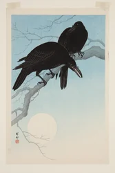 Krähen im Mondlicht