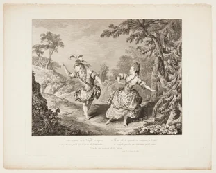 Szene aus der Oper "Sylvie"