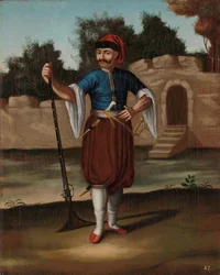 Albanischer Soldat