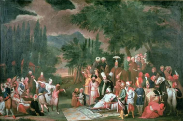 Eine türkische Jagdgesellschaft mit Sultan Ahmed III