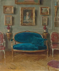 Das blaue Sofa, 1912
