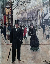 Auf dem Boulevard