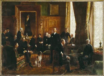 Der Salon der Gräfin Potocka im Jahr 1887