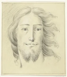 Kopf eines Mannes (Christus?)