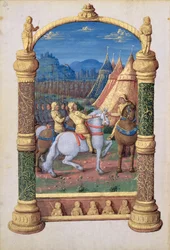 David und Absalom im Krieg um die Krone, aus dem 