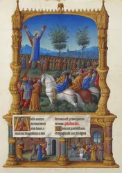 Très Riches Heures des Herzogs von Berry - Das Martyrium des Heiligen Andreas