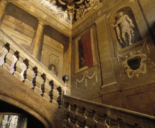 Barockarchitektur: Treppe in Trompe-l