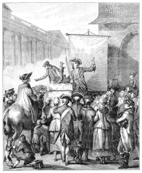 Der Scharlatan im Louvre, Paris, 1885