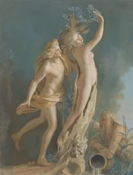 Apollo und Daphne, nach Lorenzo Berninis Marmorgruppe in der Galleria Borghese, Rom