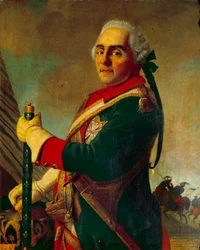 Porträt von Maurice Graf von Sachsen, Marschall von Frankreich (1696-1750)