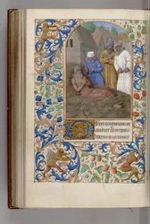 Hiob auf dem Misthaufen Stundenbuch, 1450-1499
