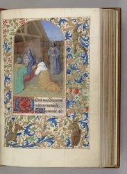 Die Anbetung der Könige Stundenbuch, 1450-1499