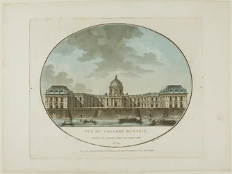 Ansicht des Mazarin-Kollegs